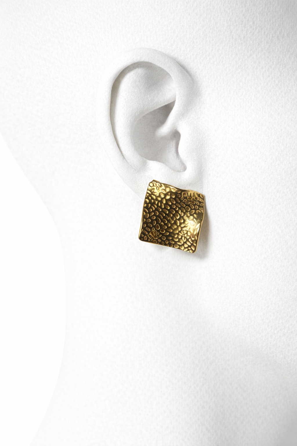 Elegant Gold Square Earrings | Fashion Jewelry