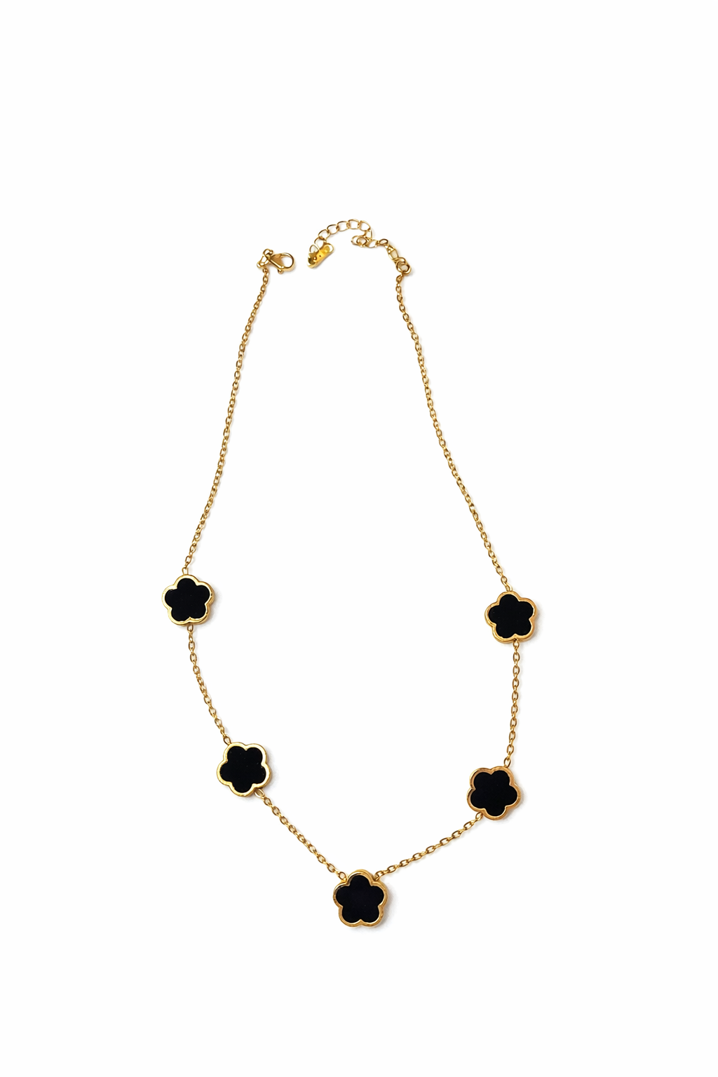 ✨ Luxury Black Clover Gold Necklace