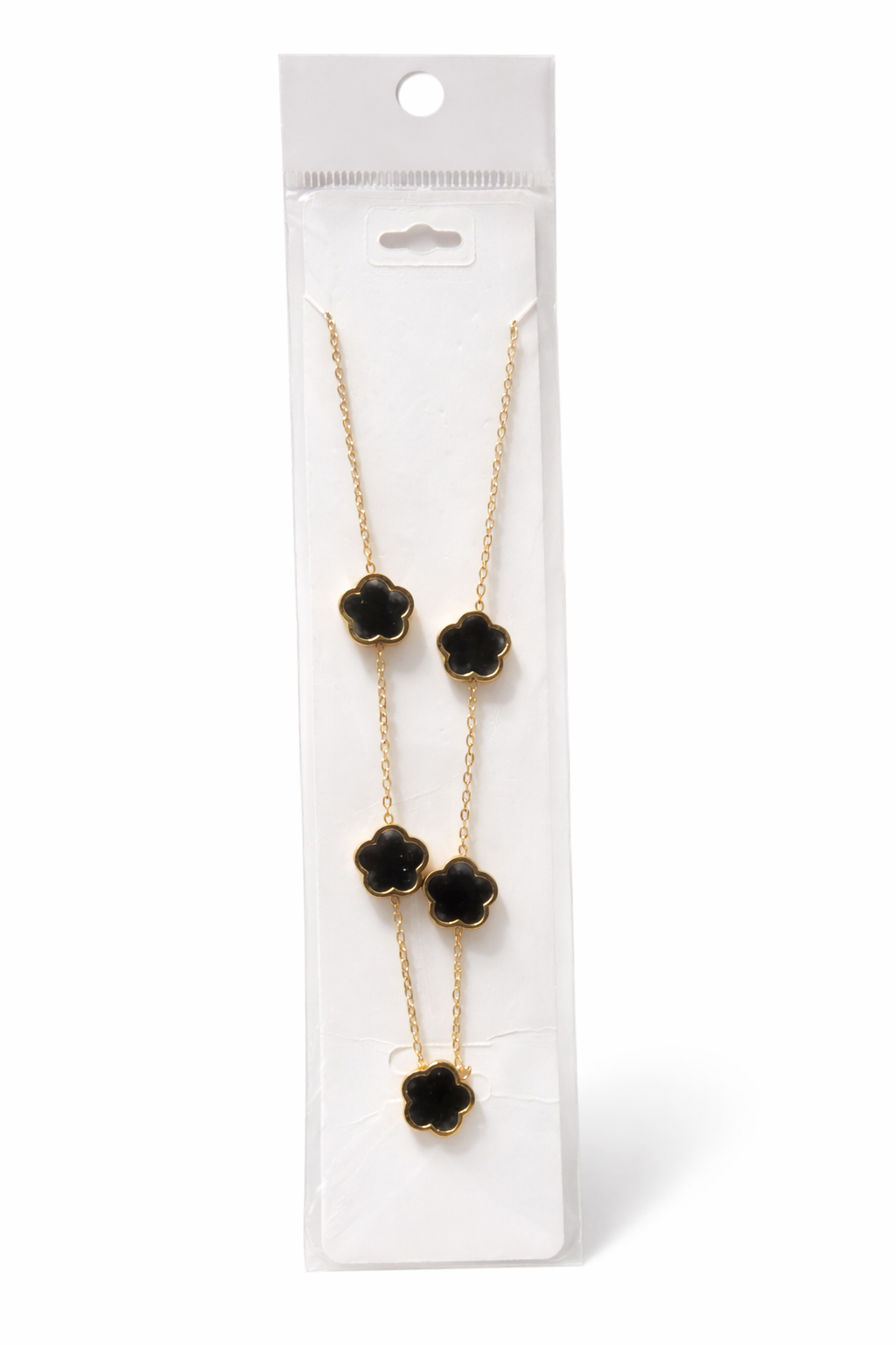 ✨ Luxury Black Clover Gold Necklace