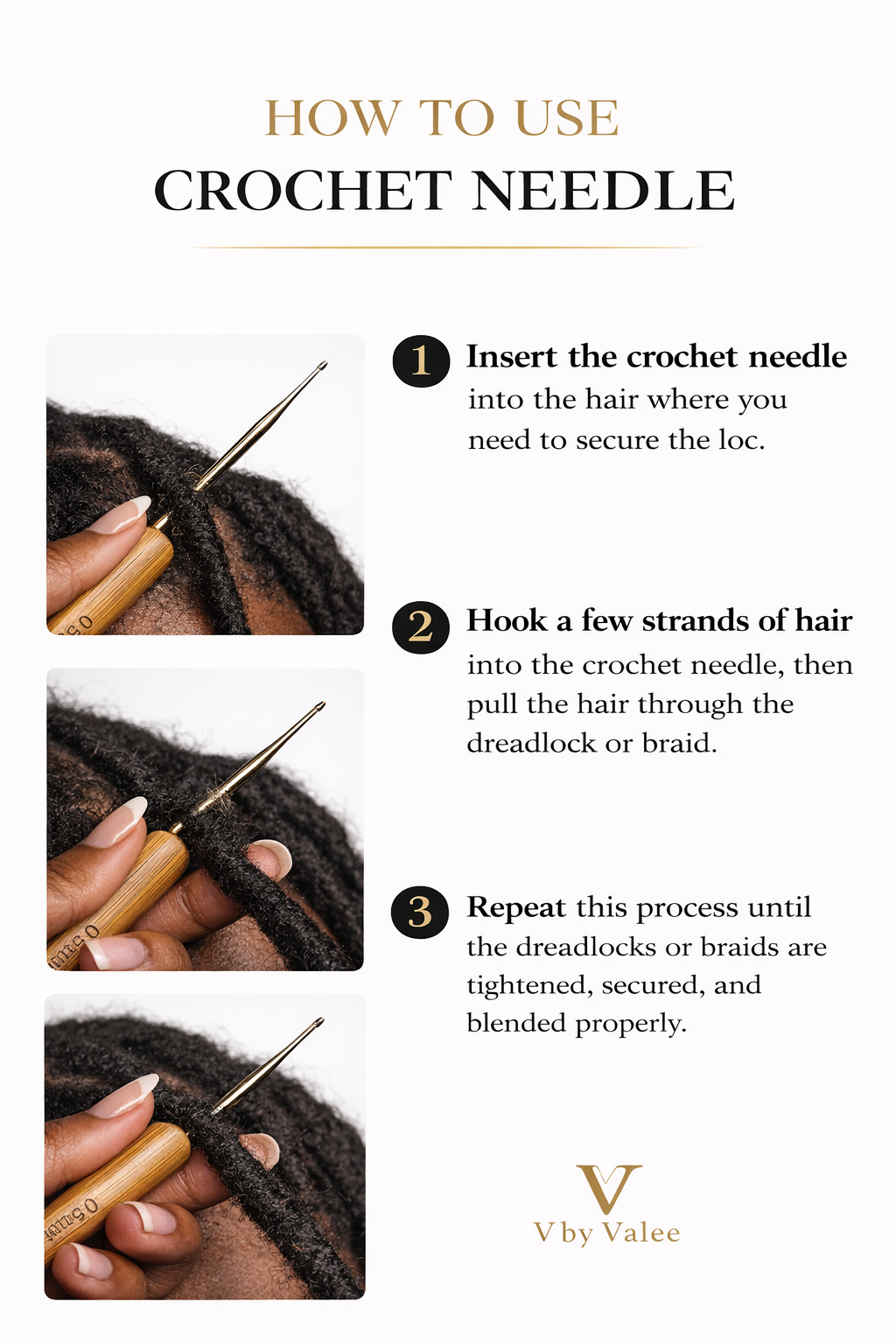 Crochet Needle for Hair Extension