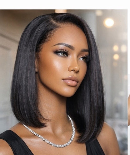 13×4 Bob Straight Wig – Lace Front Human Hair – photo 2