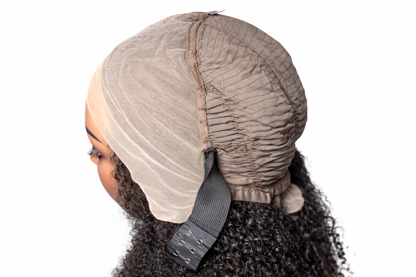 Natural Kinky Curly Lace Front Wig – 300% Density
